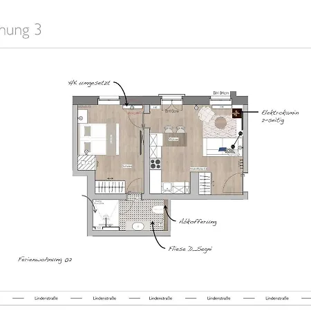 Villa Luise App 3 Mit 1 Schlafzimmer Lu3